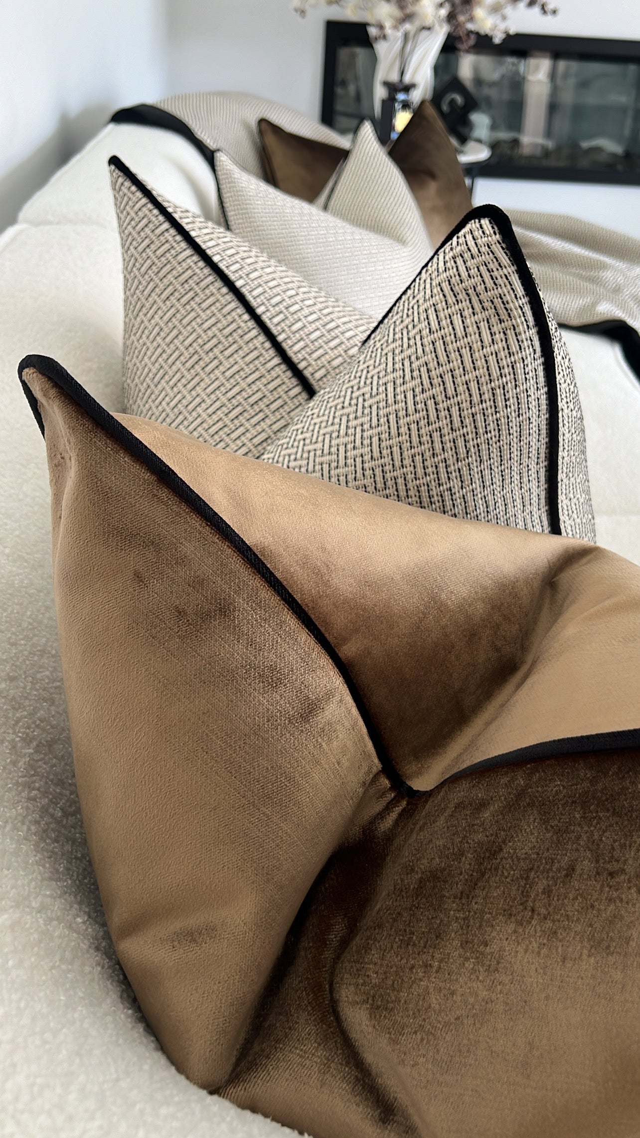 Royal luxe bronze cushion - Luscious Homewares