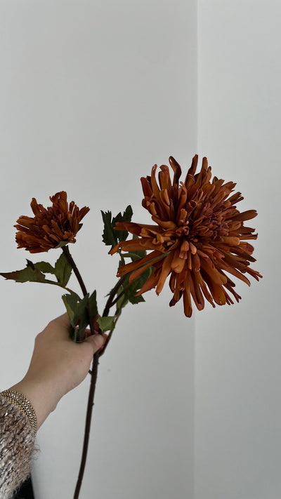 Dahlia artificial bloom stem - Luscious Homewares