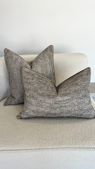 Celestial Echo black cushion - Luscious Homewares