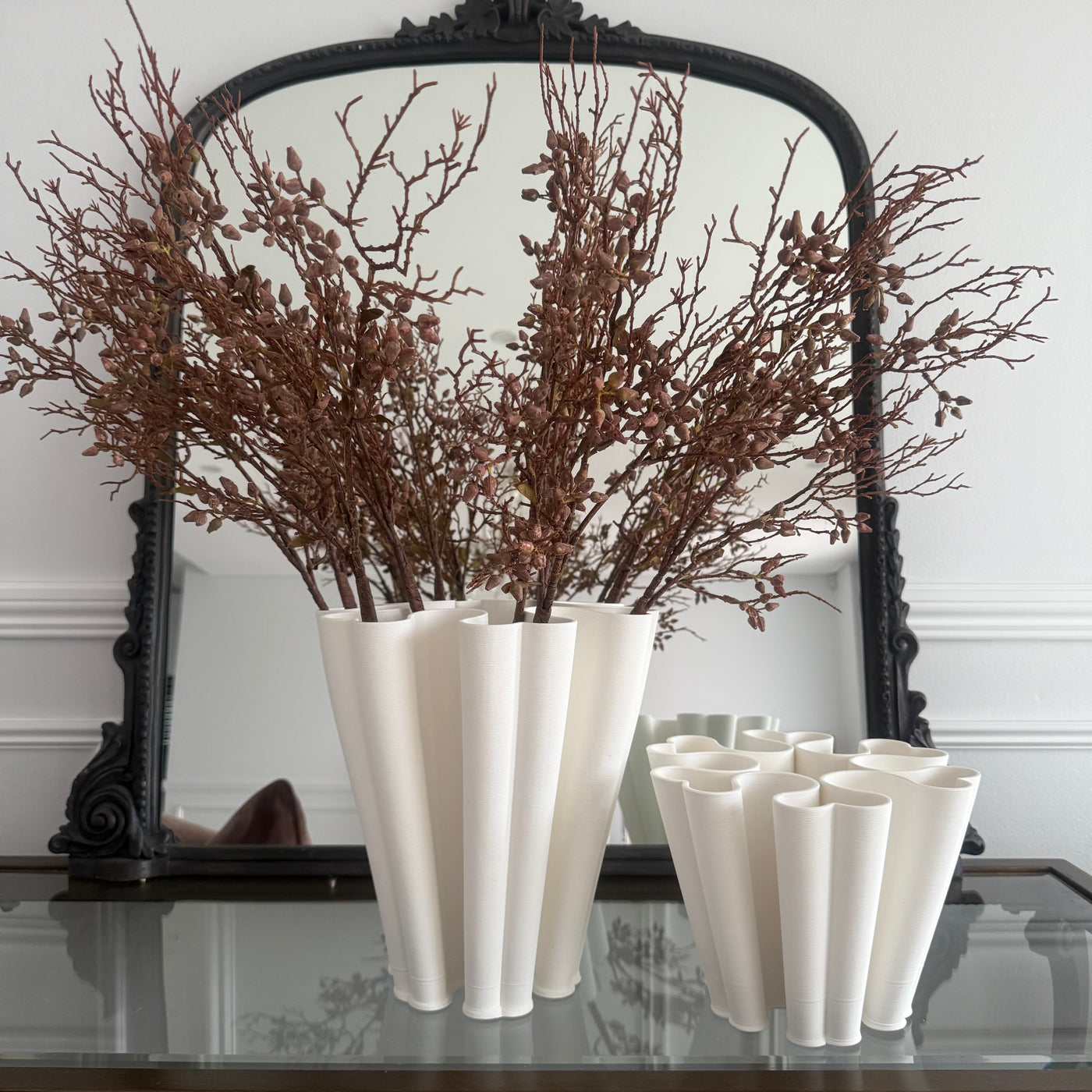 Flare ceramic  3d printed vase - Luscious Homewares