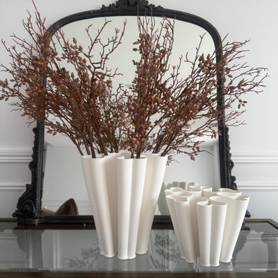 Flare ceramic  3d printed vase - Luscious Homewares