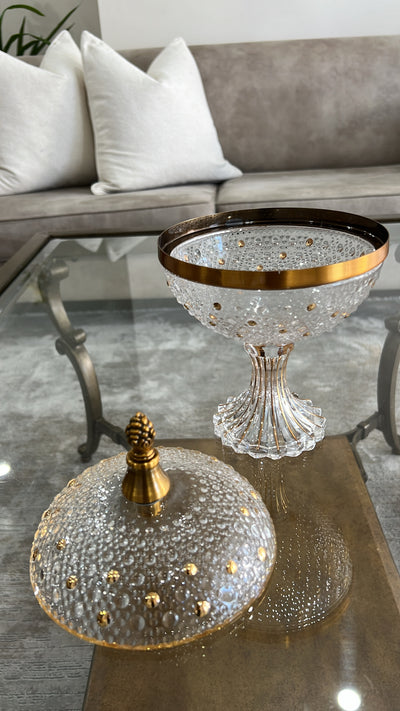 Alamir round dome Jar - Luscious Homewares