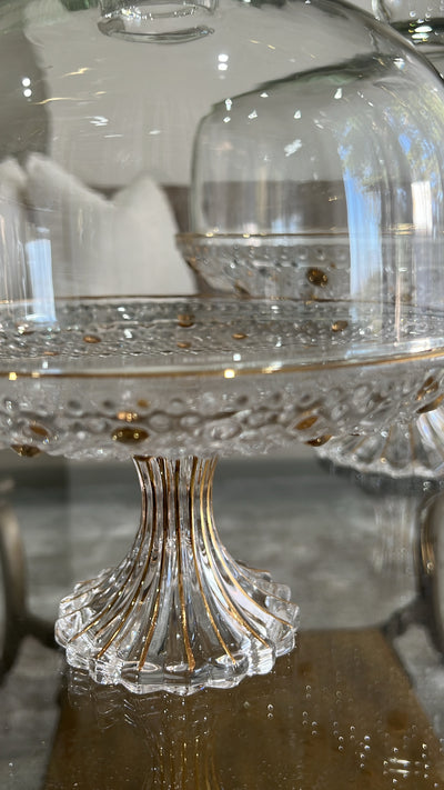 Alamir serving cake + dome - Luscious Homewares