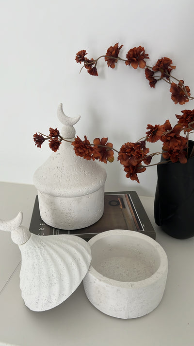 Moroccan stone dish domes - Luscious Homewares