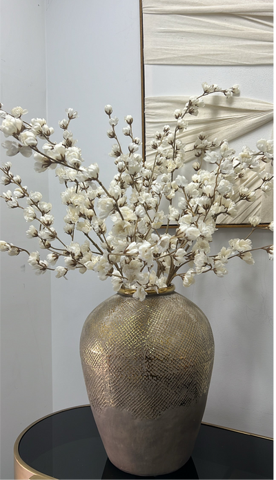 Cream Cherry blossom 110 cm stem - Luscious Homewares