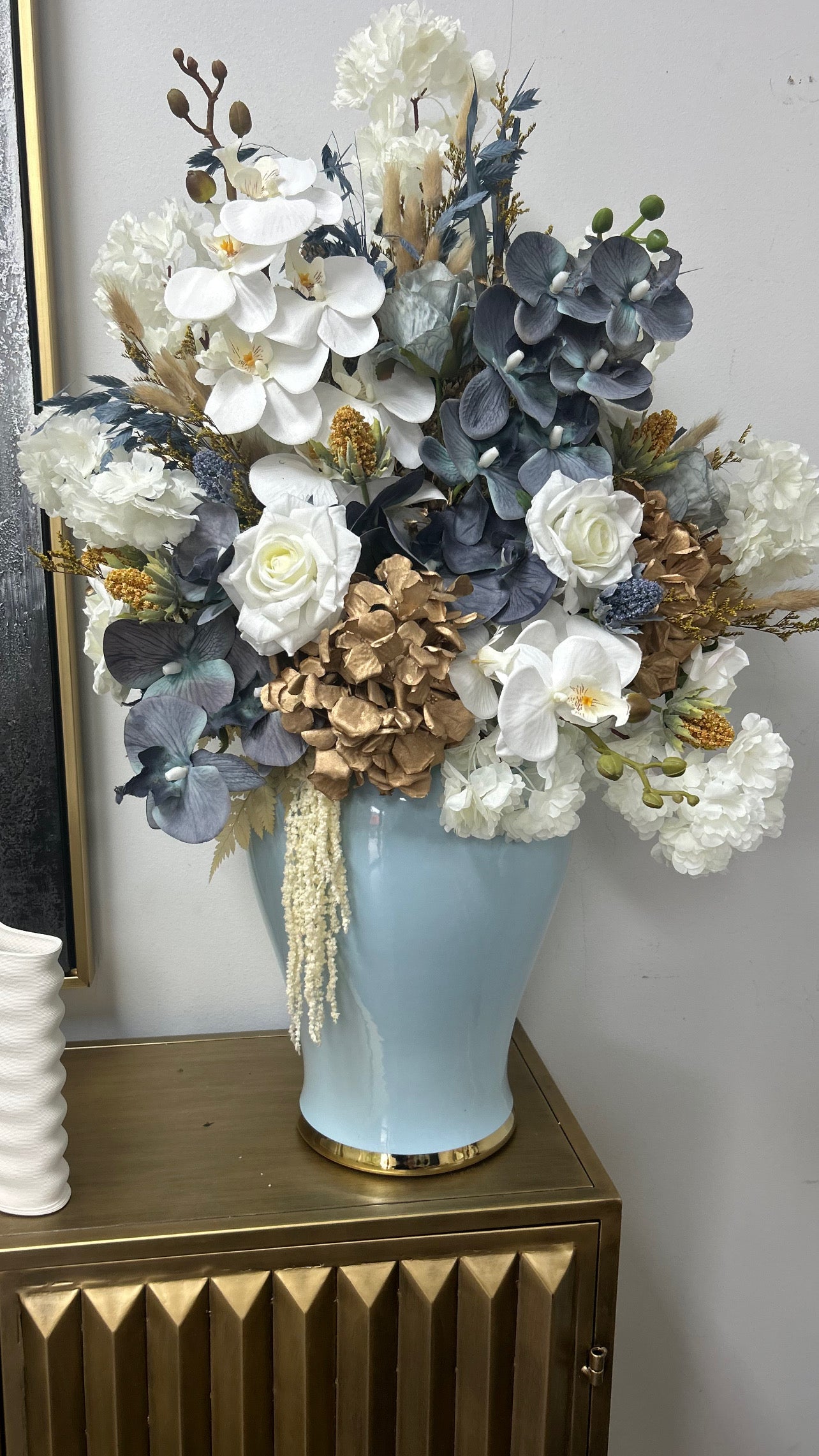 Tula blue floral arrangement - Luscious Homewares