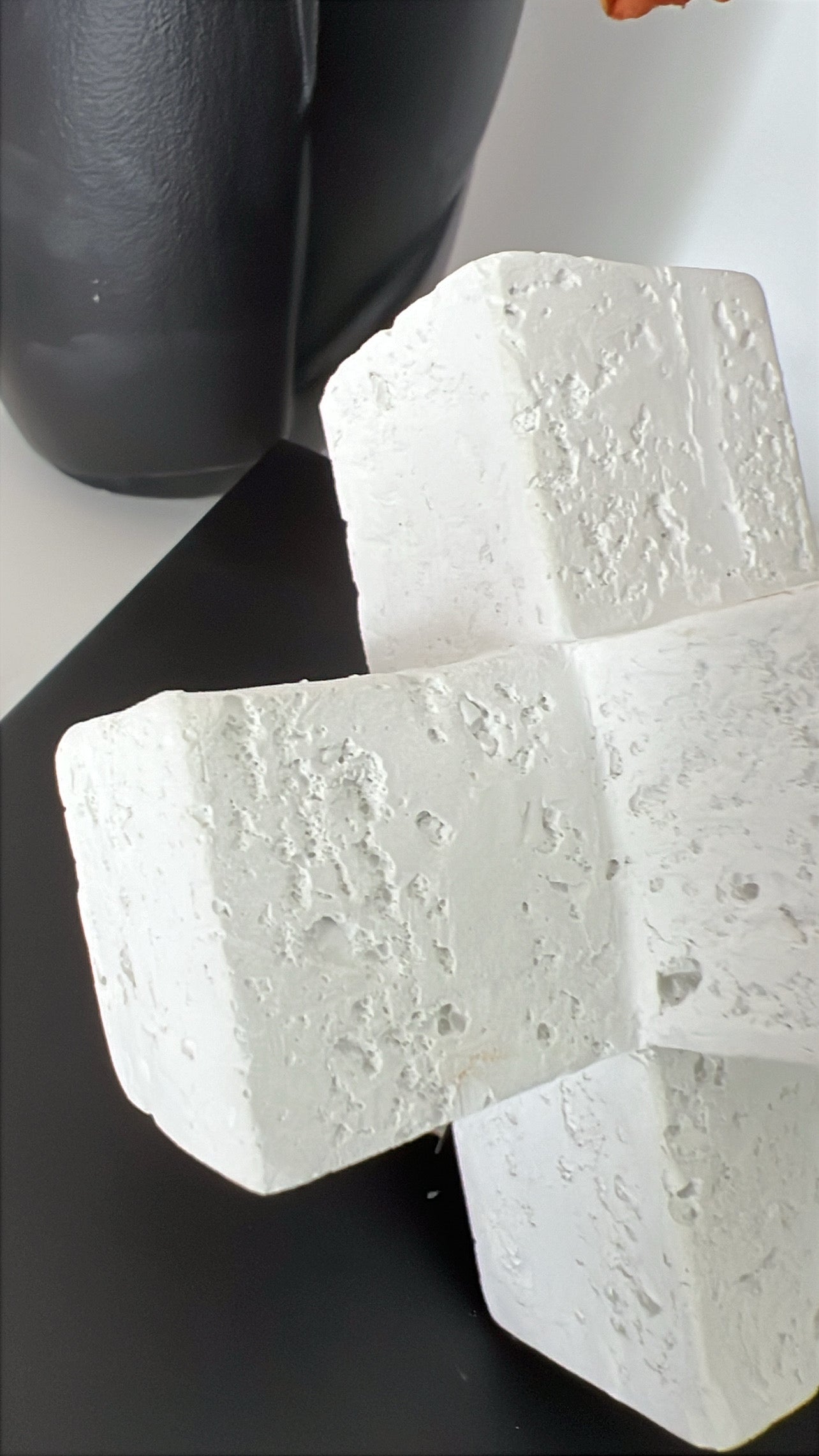 Geometric Stone sculpture - Luscious Homewares