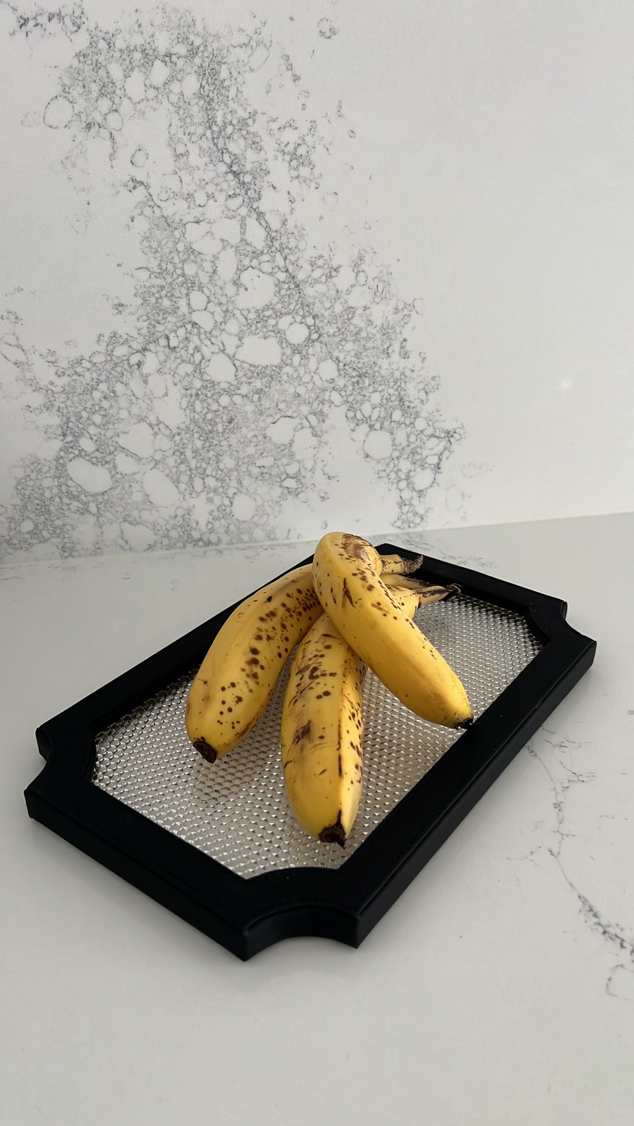 Black decorative / serving tray - Luscious Homewares