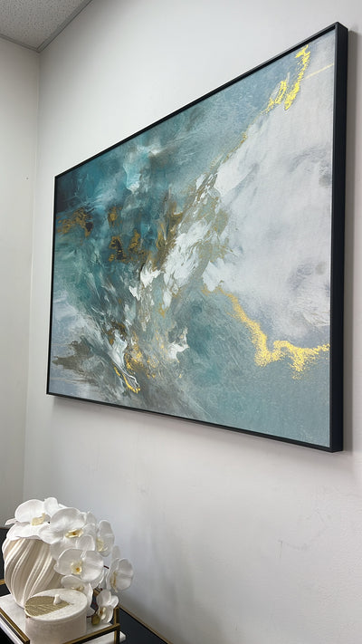 Arctic sea wall art frame - Luscious Homewares