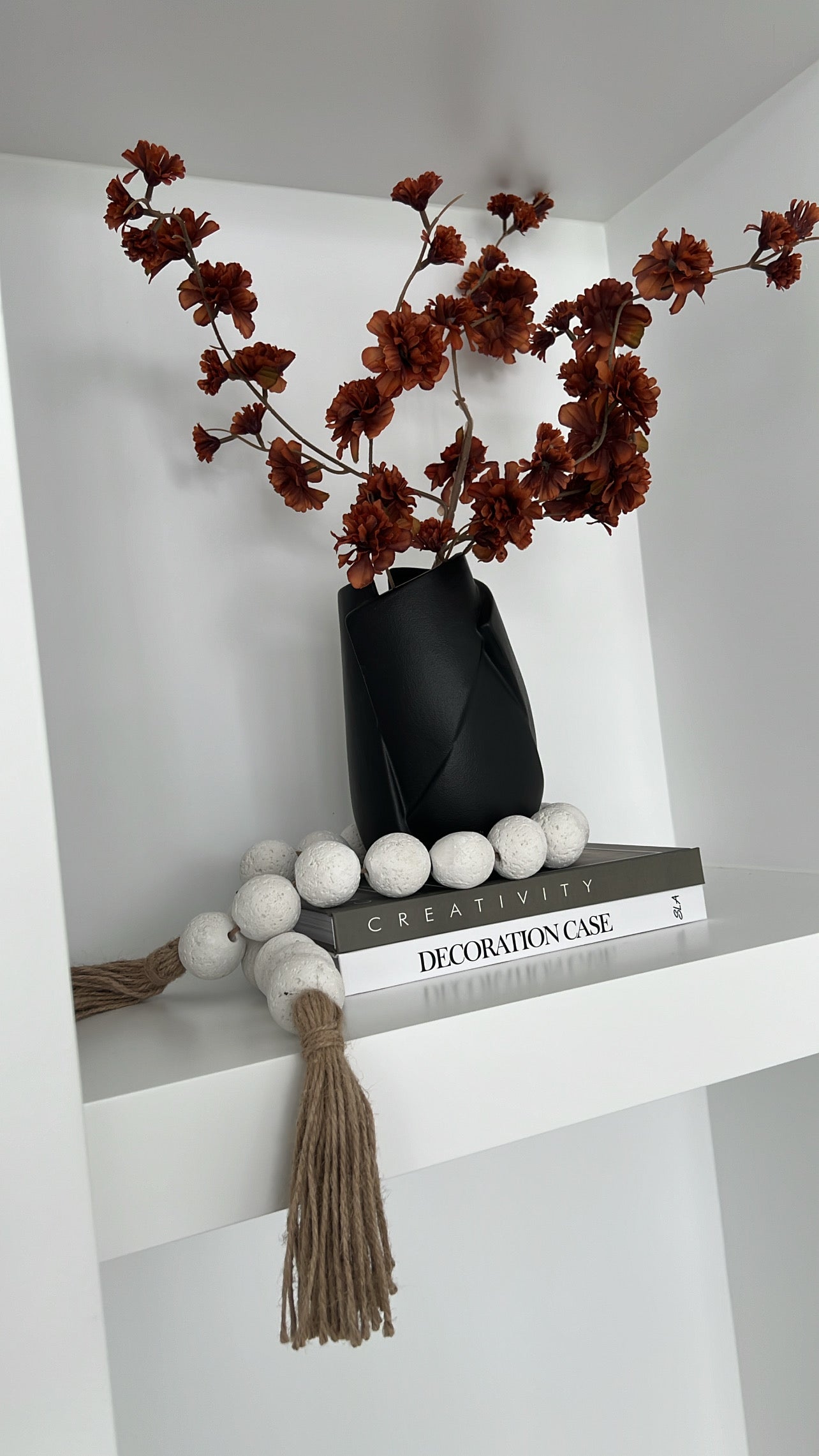 Stone decorative bead chain tassels - Luscious Homewares