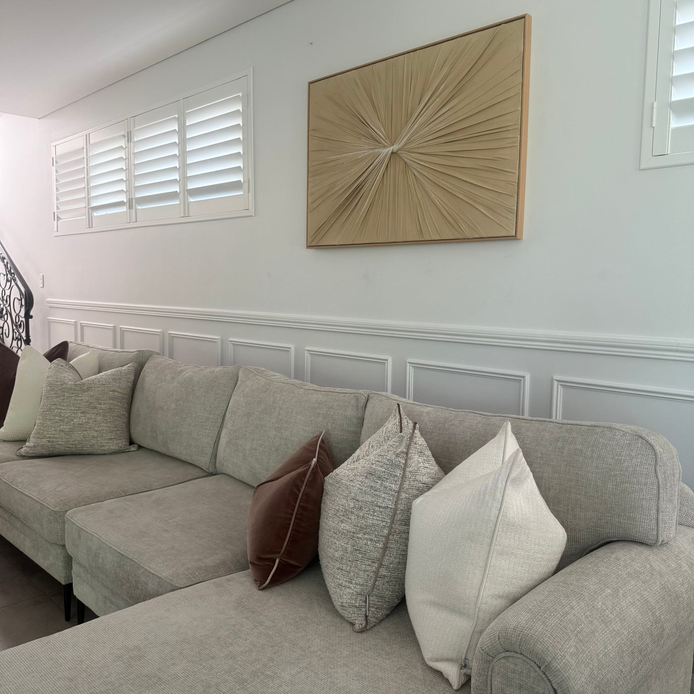 Drapery knot Canvas frame