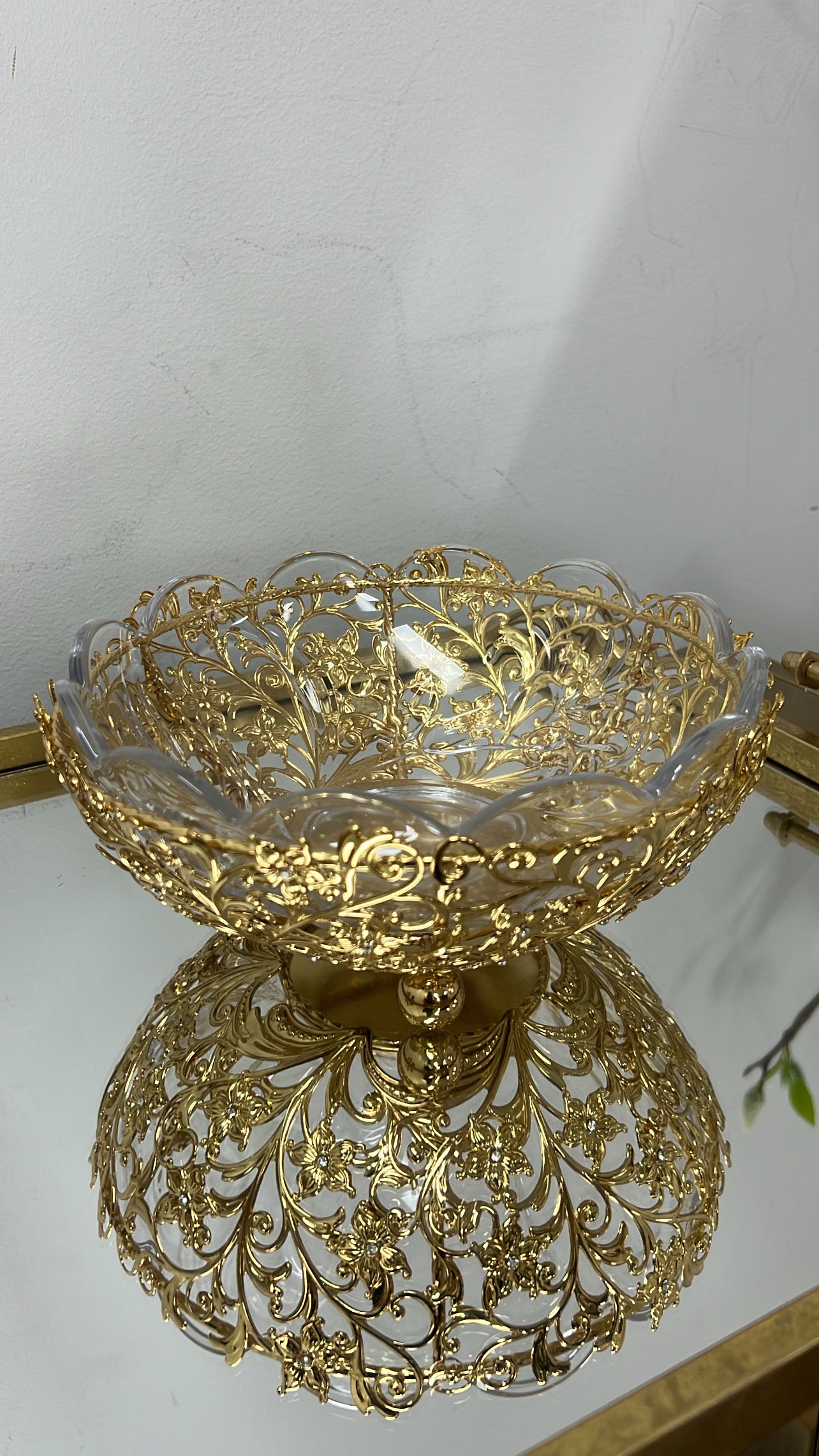 Ottoman gold bowl - Luscious Homewares