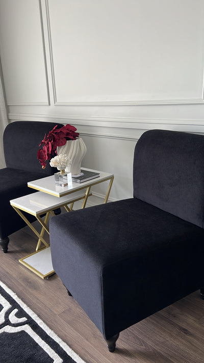 Accent marble gold table set of 2 - Luscious Homewares