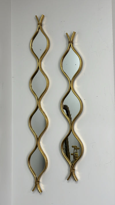 Gold teardrop wall mirror - Luscious Homewares