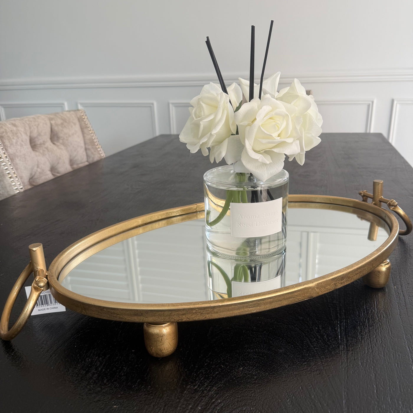 Liberty tray Oval Gold - Luscious Homewares