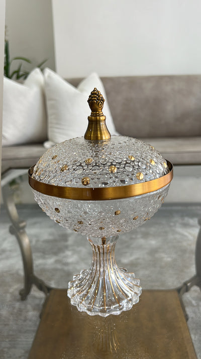 Alamir round dome Jar - Luscious Homewares
