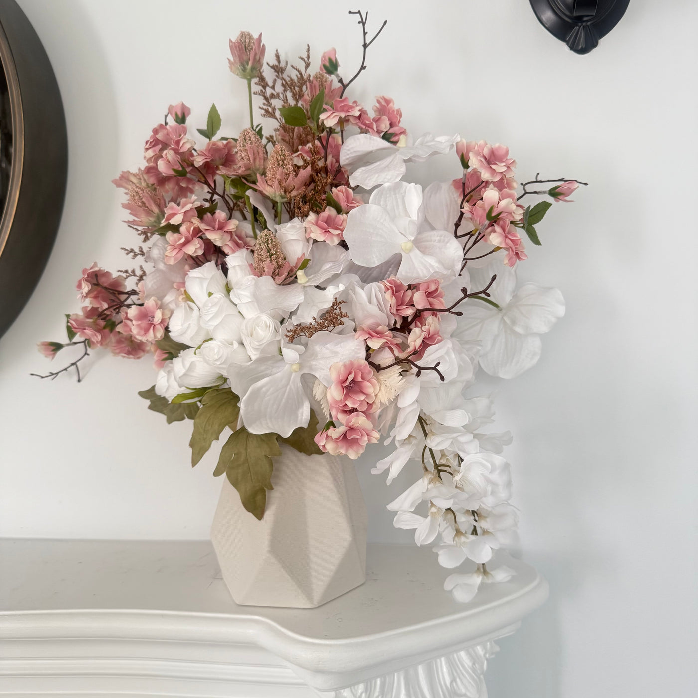 Plush bloom Floral Arrangement - Luscious Homewares
