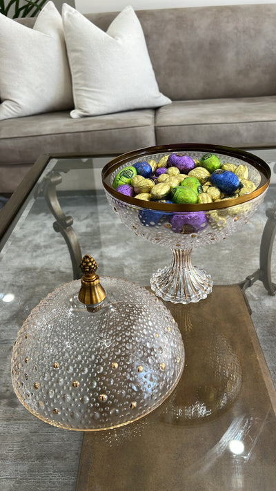 Alamir round dome Jar - Luscious Homewares