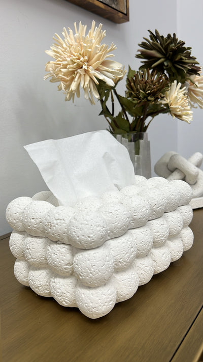Stone tissue box - Luscious Homewares