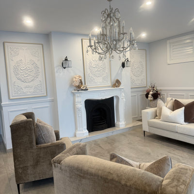 Surah - Al-Falaq calligraphy wall frame stone effect - Luscious Homewares