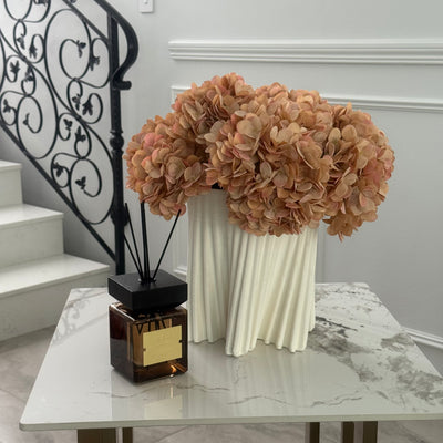 Hydrangeas + 3d print white vase