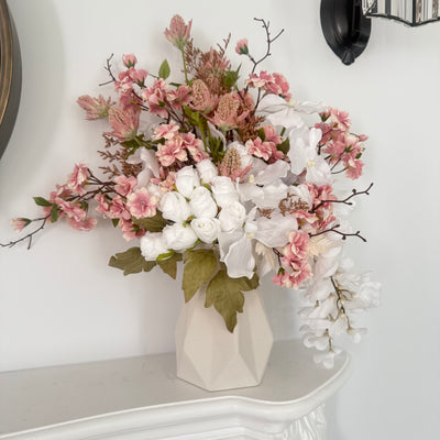 Plush bloom Floral Arrangement - Luscious Homewares
