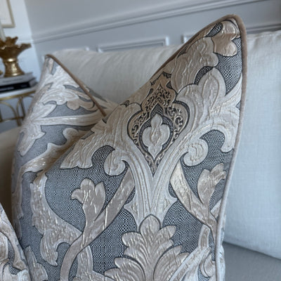 Alia gold smoked cushion