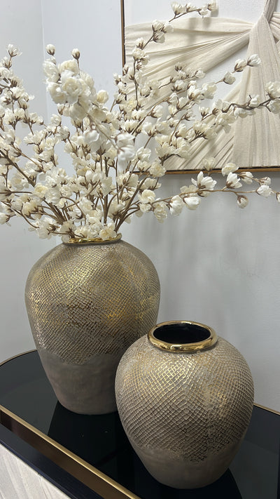 Cream Cherry blossom 110 cm stem - Luscious Homewares