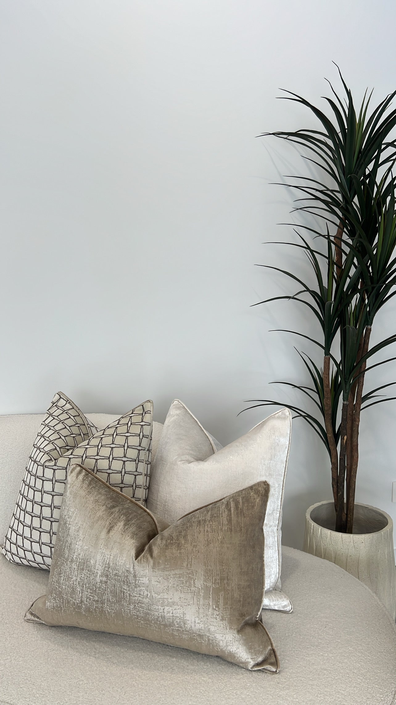 Delanie pearl cushion - Luscious Homewares