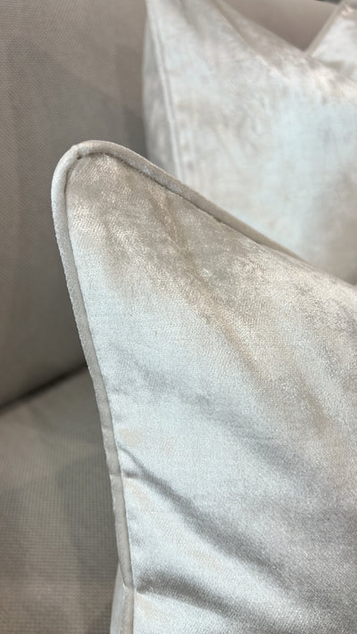 De-luxe pearl velvet cushion - Luscious Homewares