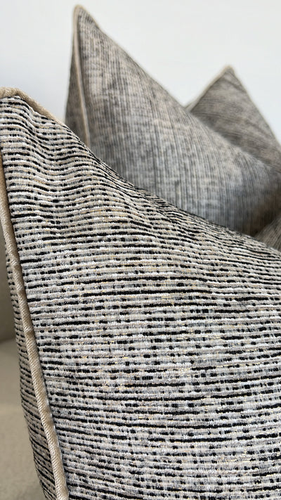 Celestial Echo black cushion - Luscious Homewares