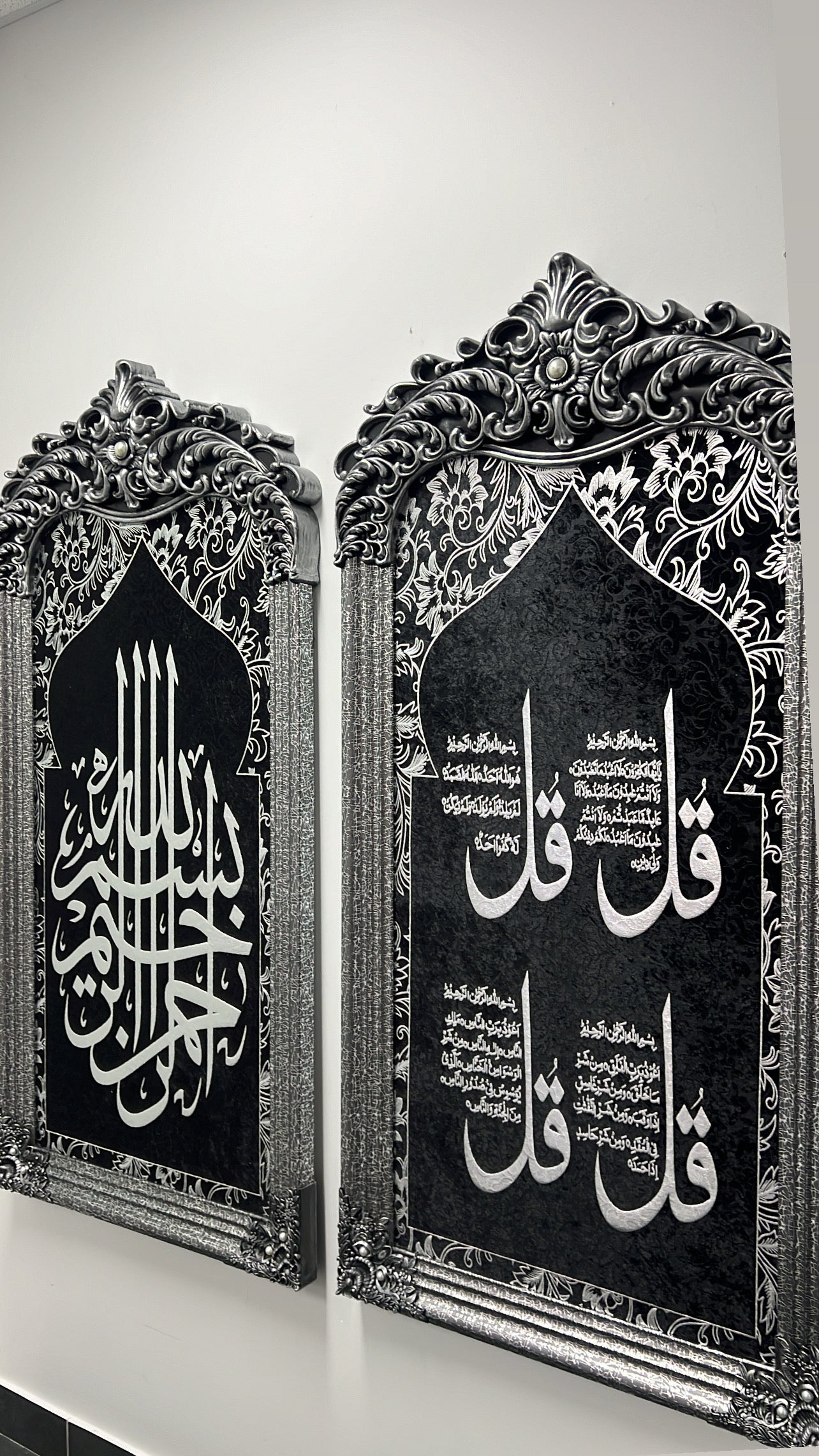 Calligraphy black and silver kid - Luscious Homewares