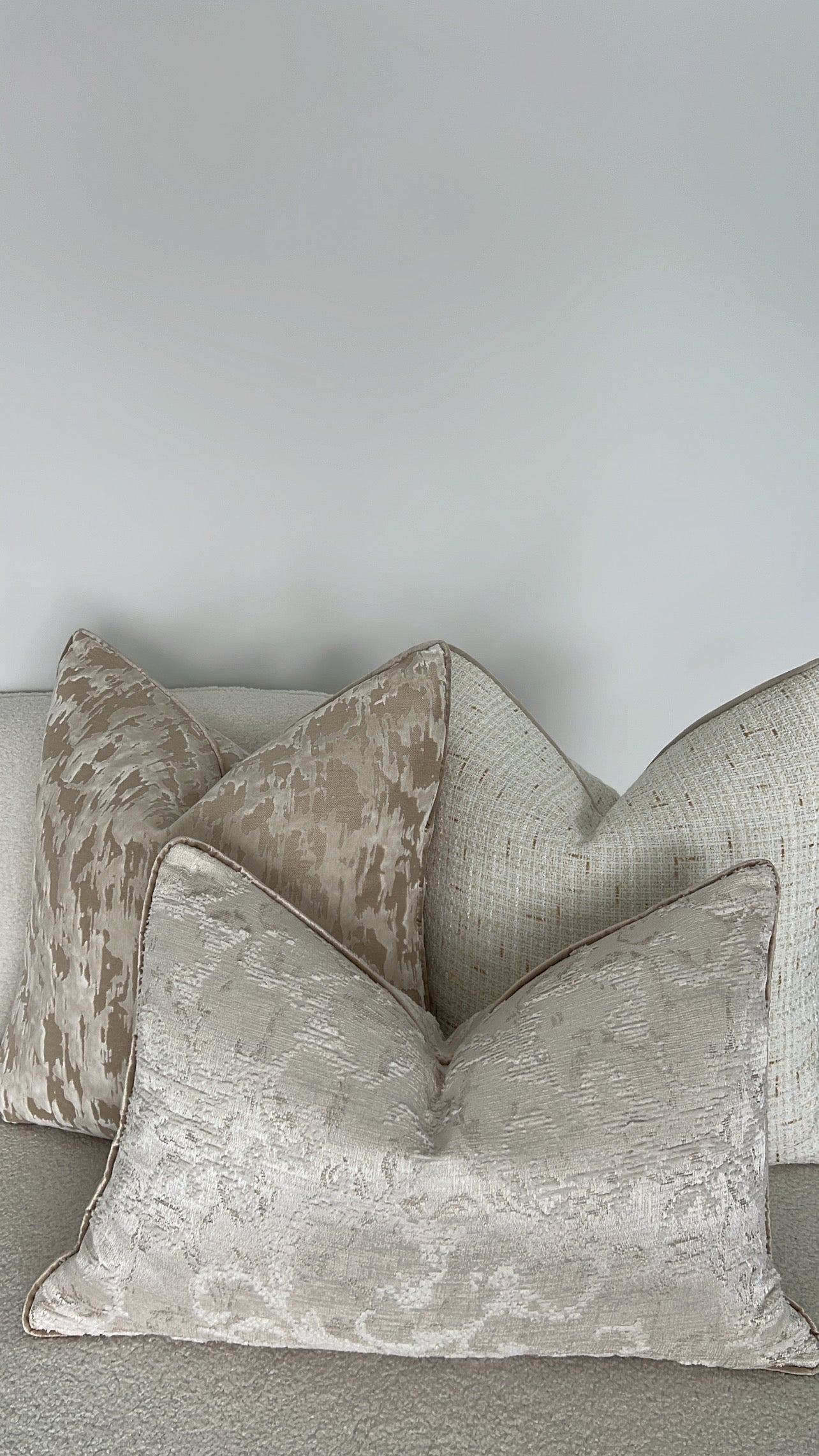 Bella nude cushion - Luscious Homewares