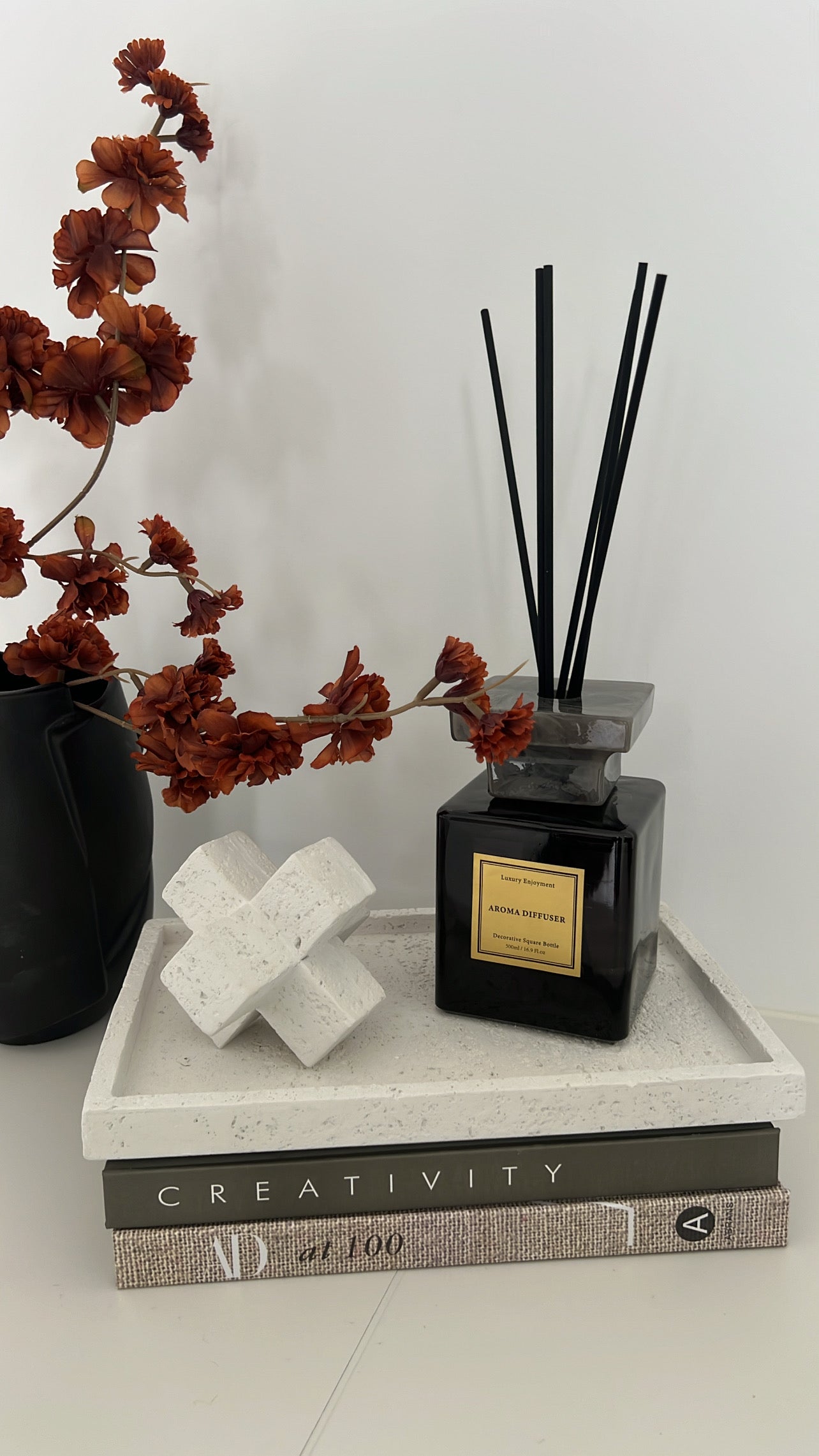 Geometric Stone sculpture - Luscious Homewares