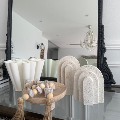 Terra Stone arch sculpture - Luscious Homewares