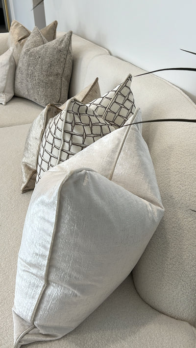Delanie pearl cushion - Luscious Homewares