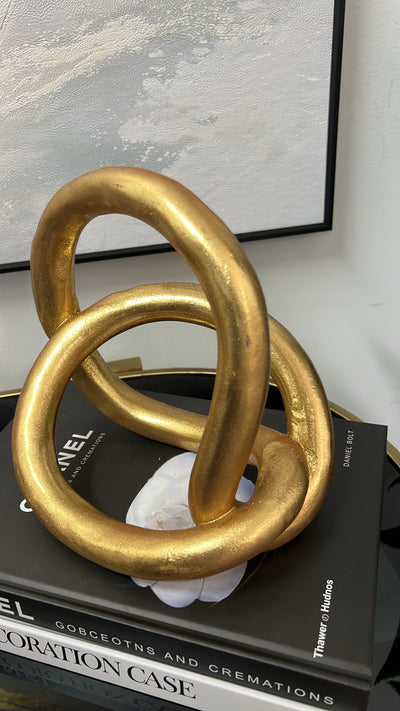 Gold large knot - Luscious Homewares