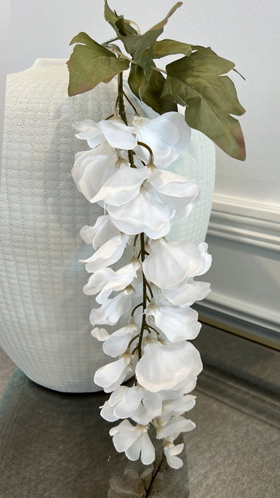 Wisteria artificial stem                                 Available in 3 colours - Luscious Homewares