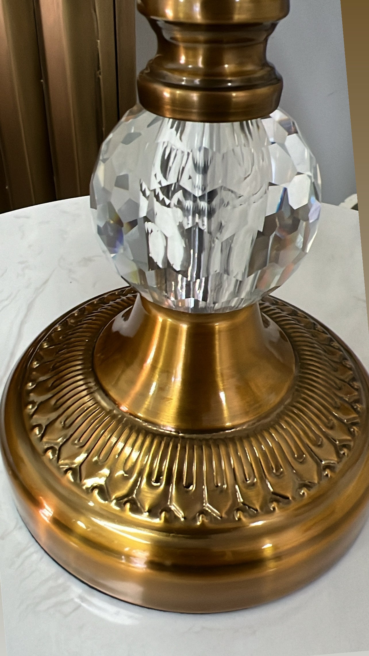 Lacey Crystal table Lamp - Luscious Homewares
