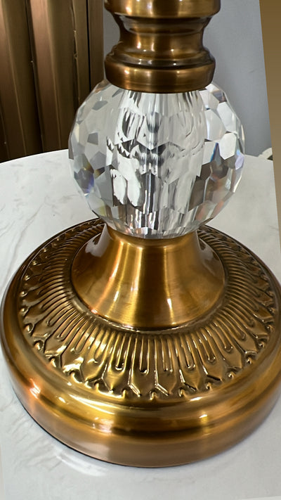 Lacey Crystal table Lamp - Luscious Homewares