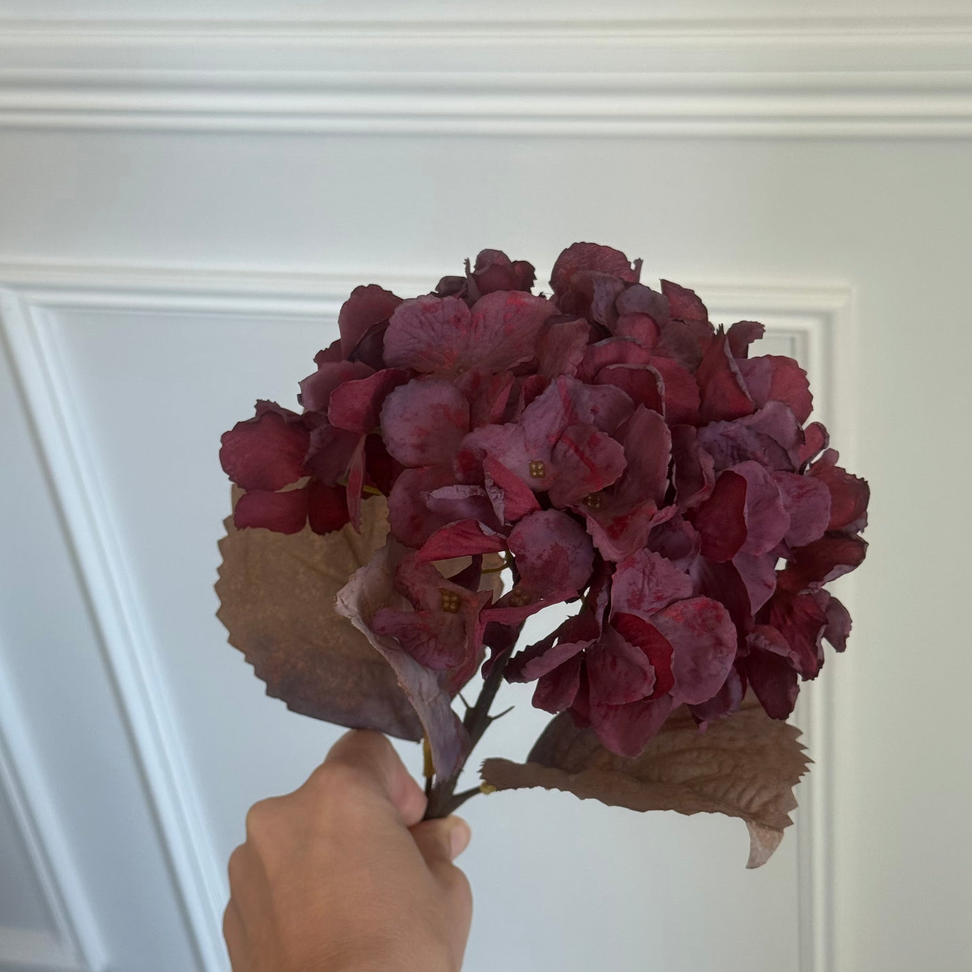 Hydrangea soft touch artificial stem