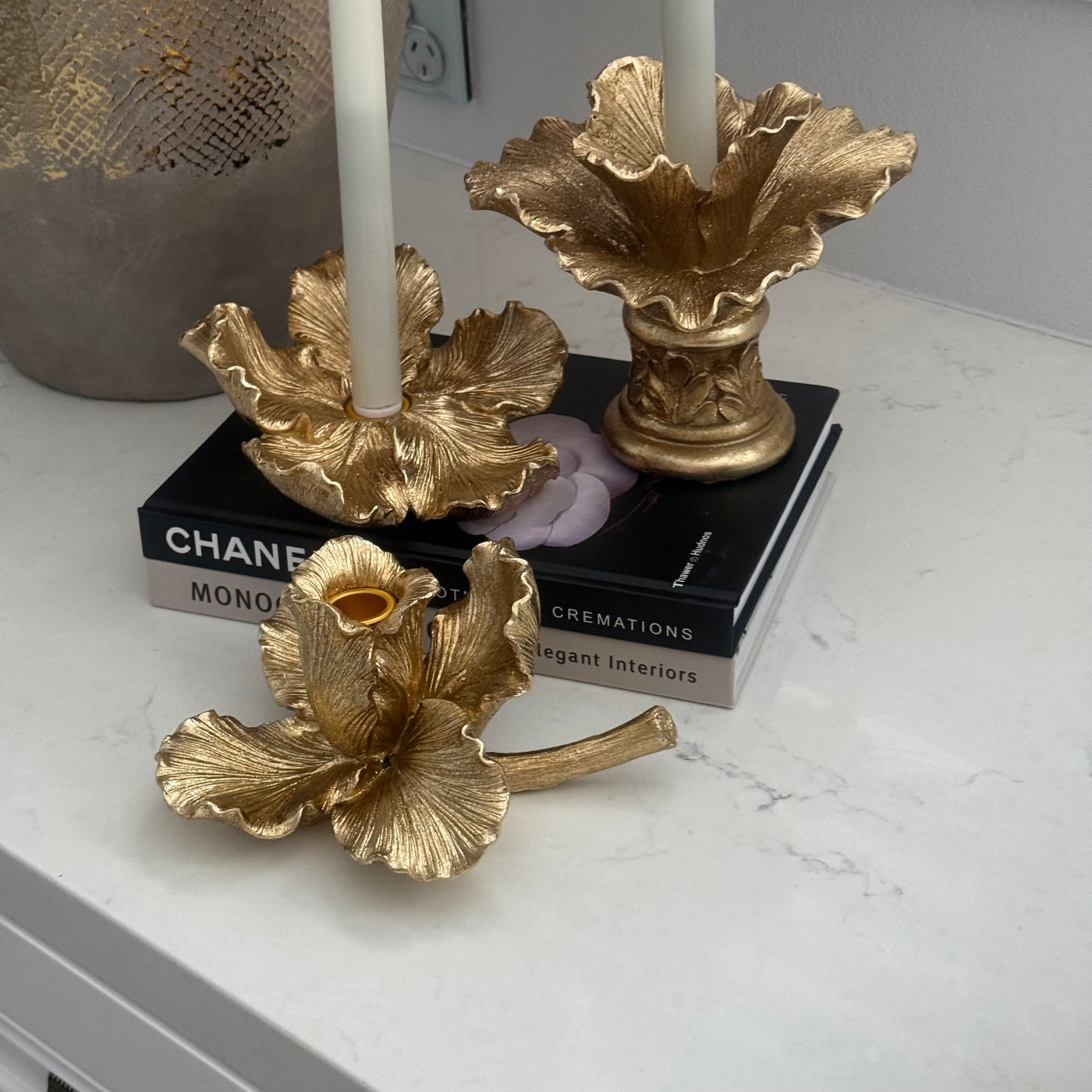 Florentine Gold Candle holder - Luscious Homewares