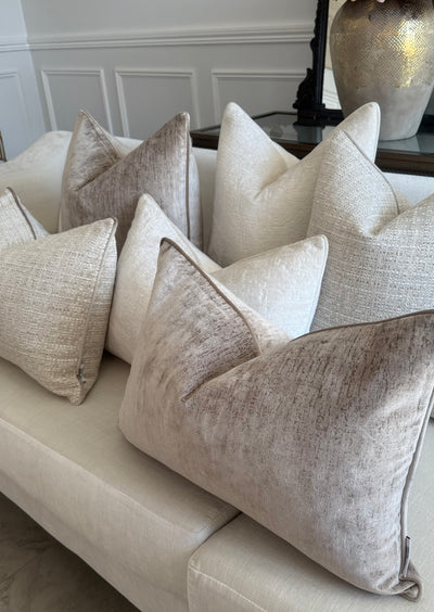 Rena ivory cushion - Luscious Homewares