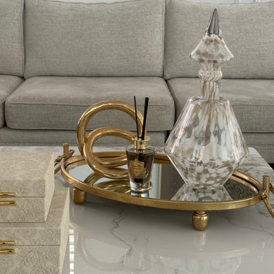 Tamara blown glass jar - Luscious Homewares