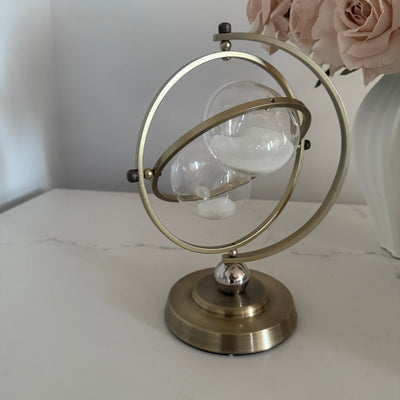 Nordic round Hour glass 15 min - Luscious Homewares