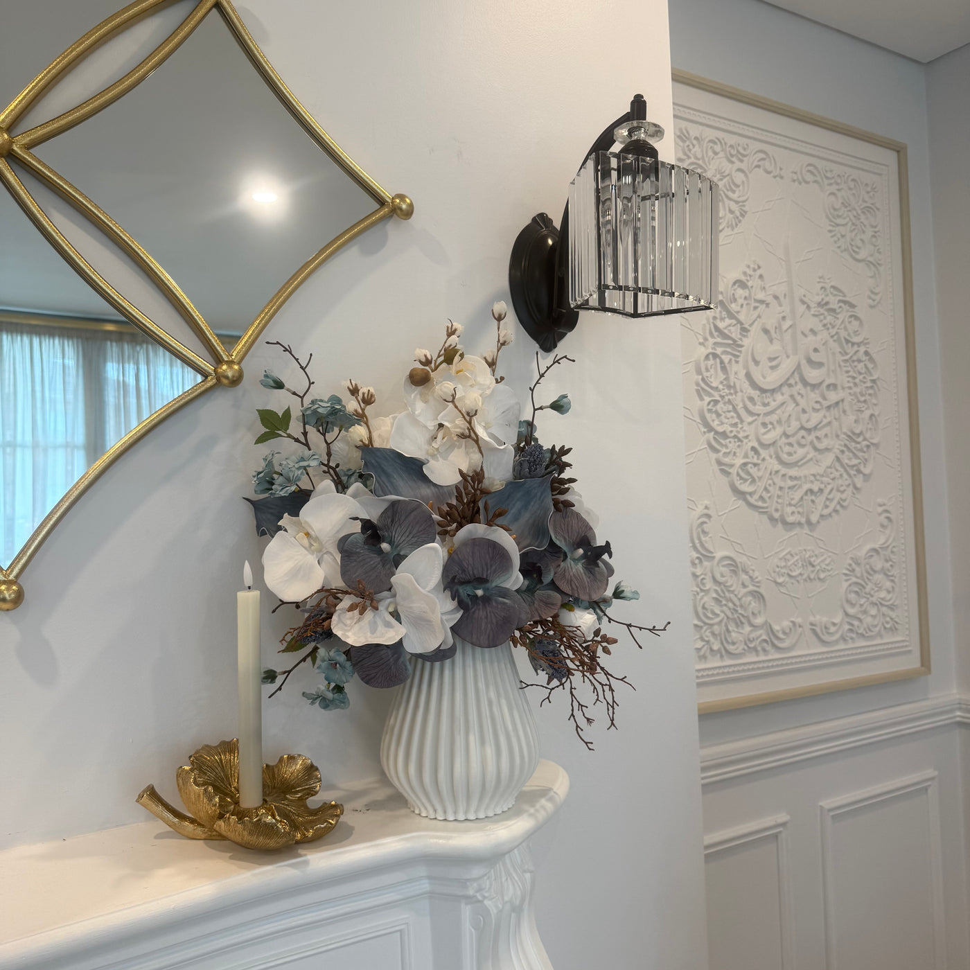 Blue blooms Floral Arrangement