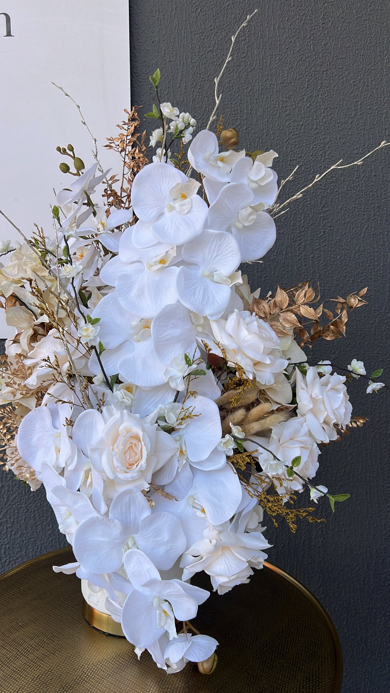 White spirit floral arrangement - Luscious Homewares