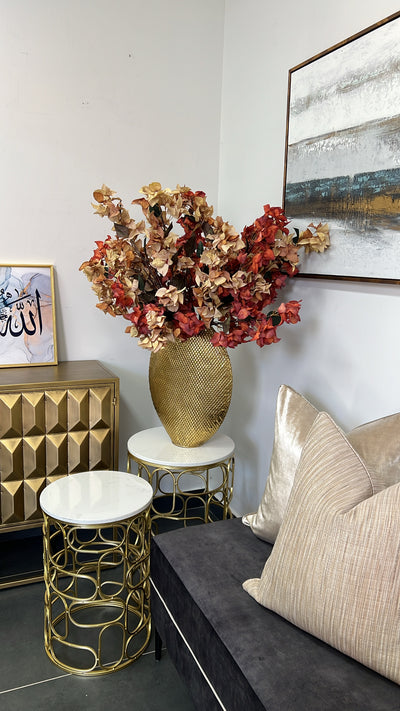 Goldeneye vase with stems - Luscious Homewares