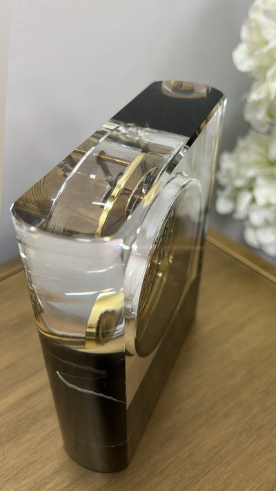 Gallery Crystal mechanical clock - Luscious Homewares