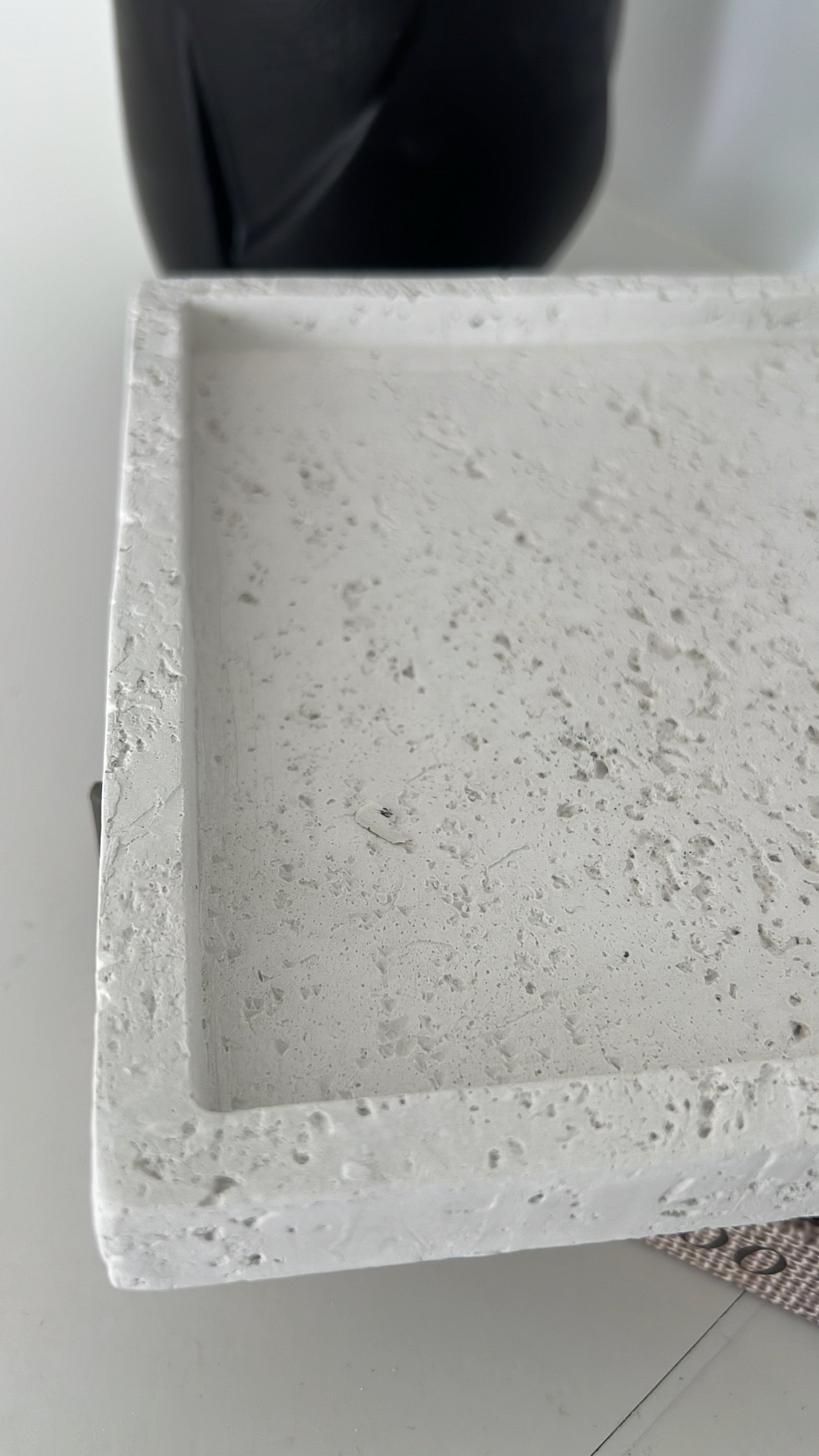 Stone rectangle tray - Luscious Homewares